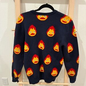 Ghibli Calcifer sweater - new